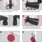 Upgraded Folding Stool, Portable Telescoping Stool, Lightweight Collapsible Camp