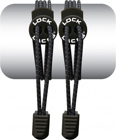 - Elastic No Tie Shoelaces, One Size Fits All
