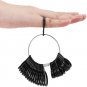 Ring Size Measuring Tool with Plastic Ring Mandrel & Ring Sizer Guage, Four Size