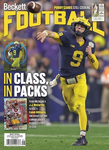 NEWEST GUIDE:  Football Card Monthly Price Guide (July 20, 2023 / B. Purdy Cover