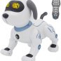 RC Robot Dog Toy - Voice Control Electronic Stunt Puppy for Kids 6-10 Years Old