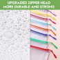 35Pcs Mesh Zipper Pouch, Waterproof Zipper Bags, 8 Sizes Waterproof Plastic Docu