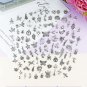 JIALEEY Wholesale Bulk Lots Jewelry Making Silver Charms Mixed Smooth Tibetan Si
