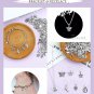 JIALEEY Wholesale Bulk Lots Jewelry Making Silver Charms Mixed Smooth Tibetan Si