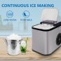 Joyplanet Countertop Nugget Ice Maker, 8 Ice Cubes Ready in 10 Mins up to 22Lbs