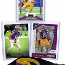 Justin Jefferson Rookie Cards Assorted 3 Card Gift Bundle - Minnesota Vikings Fo