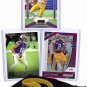 Justin Jefferson Rookie Cards Assorted 3 Card Gift Bundle - Minnesota Vikings Fo