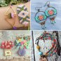 7200Pcs 4Mm Glass Seed Beads for Bracelets Making Kit 300Pcs Alphabet Letter Bea