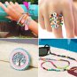 7200Pcs 4Mm Glass Seed Beads for Bracelets Making Kit 300Pcs Alphabet Letter Bea