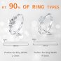 Ring Size Adjuster for Loose Rings, 20 Pack 6 Sizes for Different Band Widths, I