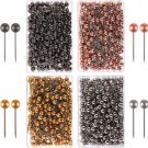 1000 Pcs Push Pins Metallic Color Map Tacks Color Metal Map Push Pins Retro Meta