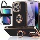 For Iphone 14 Pro Max Case 3 in 1 with Screen Protector anti Blue Light and Wate