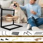 Dog Food Bowls, Adjustable, Eco-Friendly Spill-Proof Dog Food Bowls for Small, M