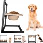 Dog Food Bowls, Adjustable, Eco-Friendly Spill-Proof Dog Food Bowls for Small, M