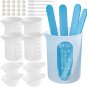 Silicone Resin Measuring Cups Tool Kit-  250 & 100 Ml Measure Cups, Silicone Pop