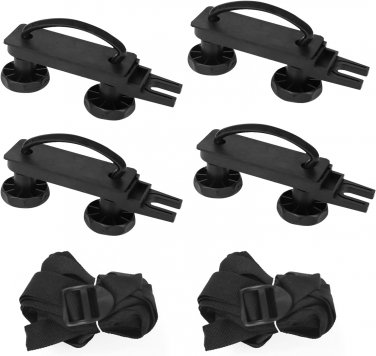 Universal Roof Box U Bolt Clamps Car Van Mounting Fitting Kit U Brackets Install