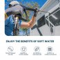 Portable RV Water Softener, 16,000 Grain with Stainless Steel Garden Hose Quick