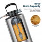 Portable RV Water Softener, 16,000 Grain with Stainless Steel Garden Hose Quick