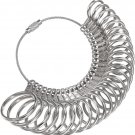 Stainless Steel Finger Sizer Measuring Ring Tool, Size 1-13 with Half Size, 27 P