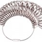 Stainless Steel Finger Sizer Measuring Ring Tool, Size 1-13 with Half Size, 27 P