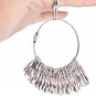 Stainless Steel Finger Sizer Measuring Ring Tool, Size 1-13 with Half Size, 27 P