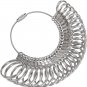 Stainless Steel Finger Sizer Measuring Ring Tool, Size 1-13 with Half Size, 27 P