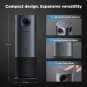 360-Degree Smart Video Conference Camera, All-In-One Conference Room Webcam, Vid