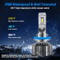 Fahren Ursprung H11/H9/H8 Low Beam 9005/HB3 High Beam LED Headlight Bulbs Combo,