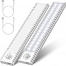 under Cabinet Lights Wireless Motion Sensor Lights 34 LED Closet Lights USB Rech