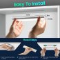 under Cabinet Lights Wireless Motion Sensor Lights 34 LED Closet Lights USB Rech