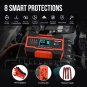 10-Amp Car Battery Charger, 12V and 24V Smart Fully Automatic Battery Charger Ma