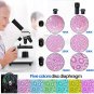 Microscope for Adults Kids, 100X-2000X  Compound Microscope with Microscope Slid