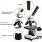 Microscope for Adults Kids, 100X-2000X  Compound Microscope with Microscope Slid