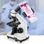 Microscope for Adults Kids, 100X-2000X Compound Microscope with Microscope Slid