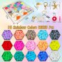 Flat Clay Beads for Jewelry Bracelet Making Kit,6Mm Flat Polymer Heishi Beads DI