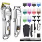 Hair Clipper for Men IPX7 Waterproof Cordless Barber Clipper for Hair Cutting Ki