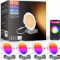 Smart Recessed Lighting 6 Inch Canless LED Recessed Lights 13W 1100Lm Color Chan