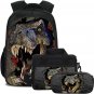 3 in 1 Dinosaur School Backpack Set for Kids Boys Rucksack Books Bag Girls Backp