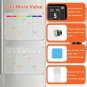 Acrylic Magnetic Monthly for Fridge, Clear Dry Erase Calendar Board for Refriger