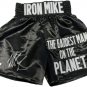 Mike Tyson Signed Autograph Boxing Trunks Baddest Man on the Planet Limited Edit