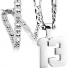 Personalized Jersey Number Necklaces for Mens,Athletes Stainless Steel Sport Num