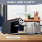 Heavy Duty Electric Pencil Sharpener, 6 Holes, Classroom Pencil Sharpener for 6