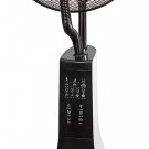 Black/White Intelligent Cool Mist Standing Oscillating Fan, 47 Inch Height