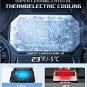 Laptop Cooling Pad with Thermoelectric Cooler and 4 Fans, Powerful Laptop Cooler