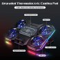 Laptop Cooling Pad with Thermoelectric Cooler and 4 Fans, Powerful Laptop Cooler