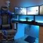 Gaming Chair Office Chair Desk Chair Massage PU Leather Recliner Racing Chair wi
