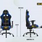 Gaming Chair Office Chair Desk Chair Massage PU Leather Recliner Racing Chair wi