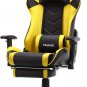 Gaming Chair Racing Style Office Chair Adjustable Massage Lumbar Cushion Swivel