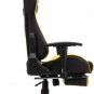 Gaming Chair Racing Style Office Chair Adjustable Massage Lumbar Cushion Swivel