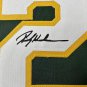Facsimile Autographed Rickey Henderson Oakland Green Reprint Laser Auto Baseball
